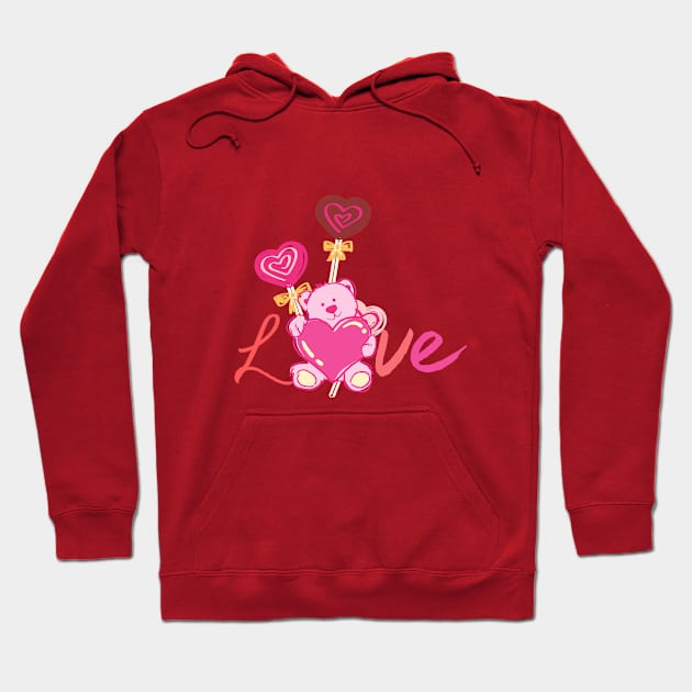 Bear Love Hoodie by BearBoy